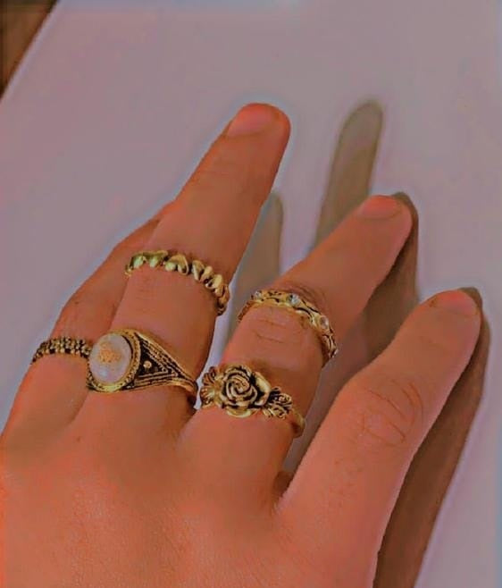 Antique Boho Rings Set : Pack Of 5