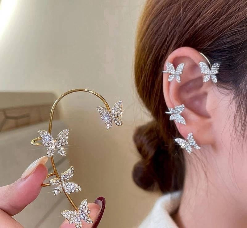 Ear Cuff : Butterfly Earrings