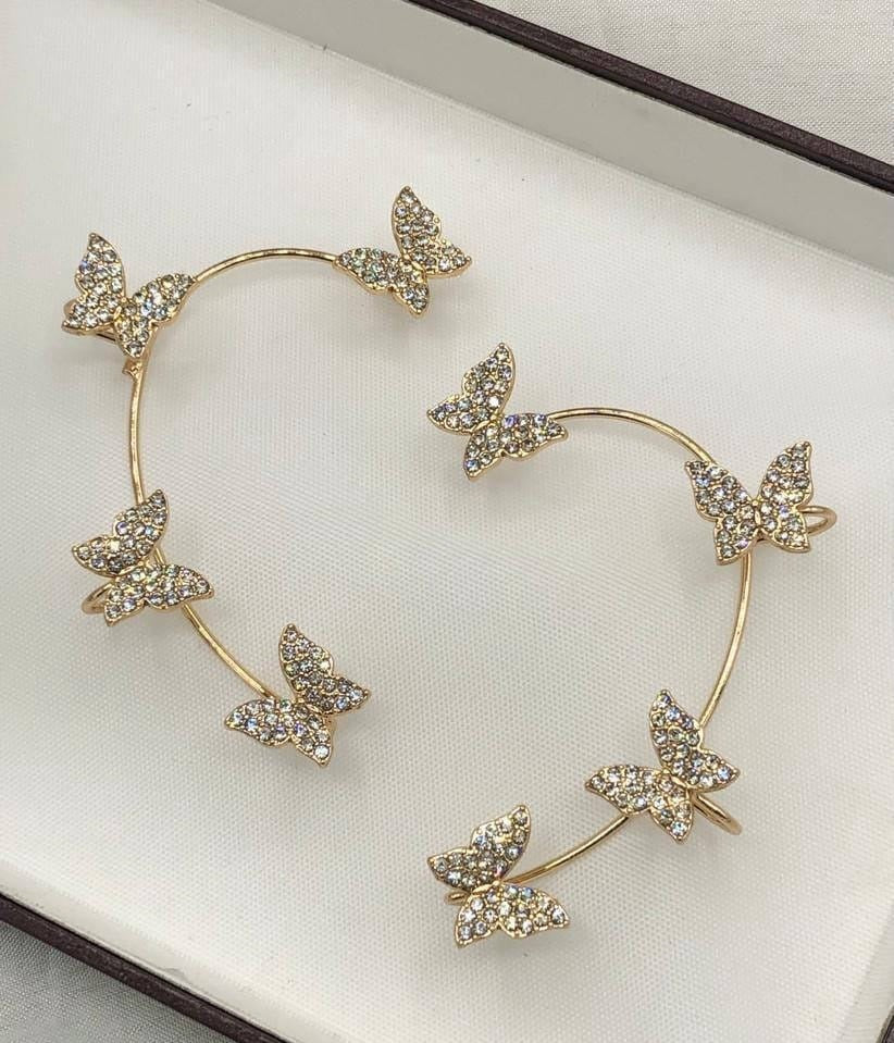 Ear Cuff : Butterfly Earrings