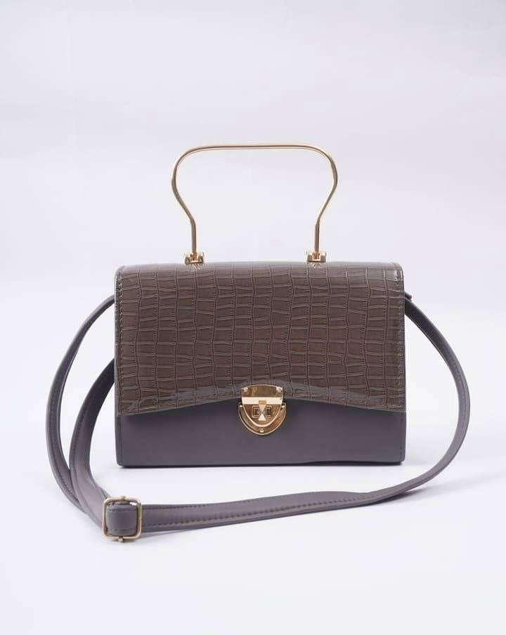 Women's Stylish Handbag : Chocolate Brown