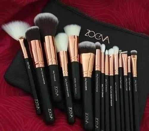 ZOEVA 15 Pcs Makeup Brushes With Pouch