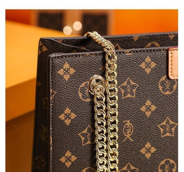 LV Pattern Women's Shoulder Bag : Brown