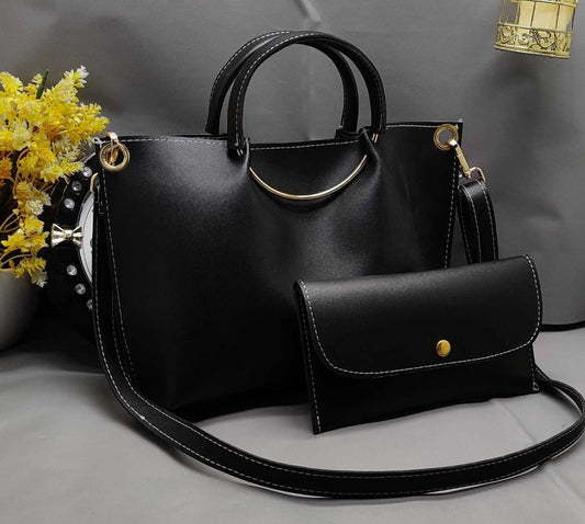 Quicker Shoulder Bag collection with Wallet : Black