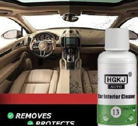 HGKJ Car Leather Seat Interiors Cleaner Heavy Duty : 50 Ml