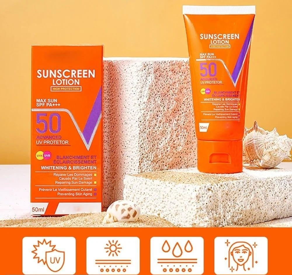 UV Protectant Sunscreen Lotion- Spf-50 : 50 Ml