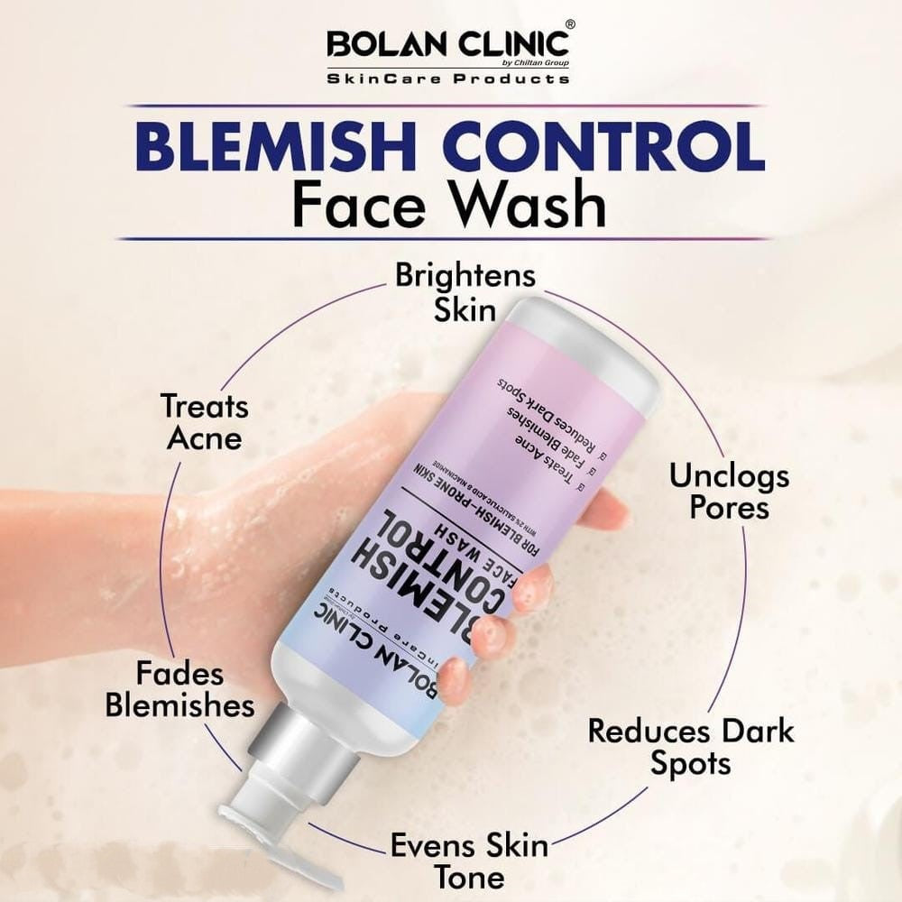 Bolan Clinic's: Blemish Control Face Wash