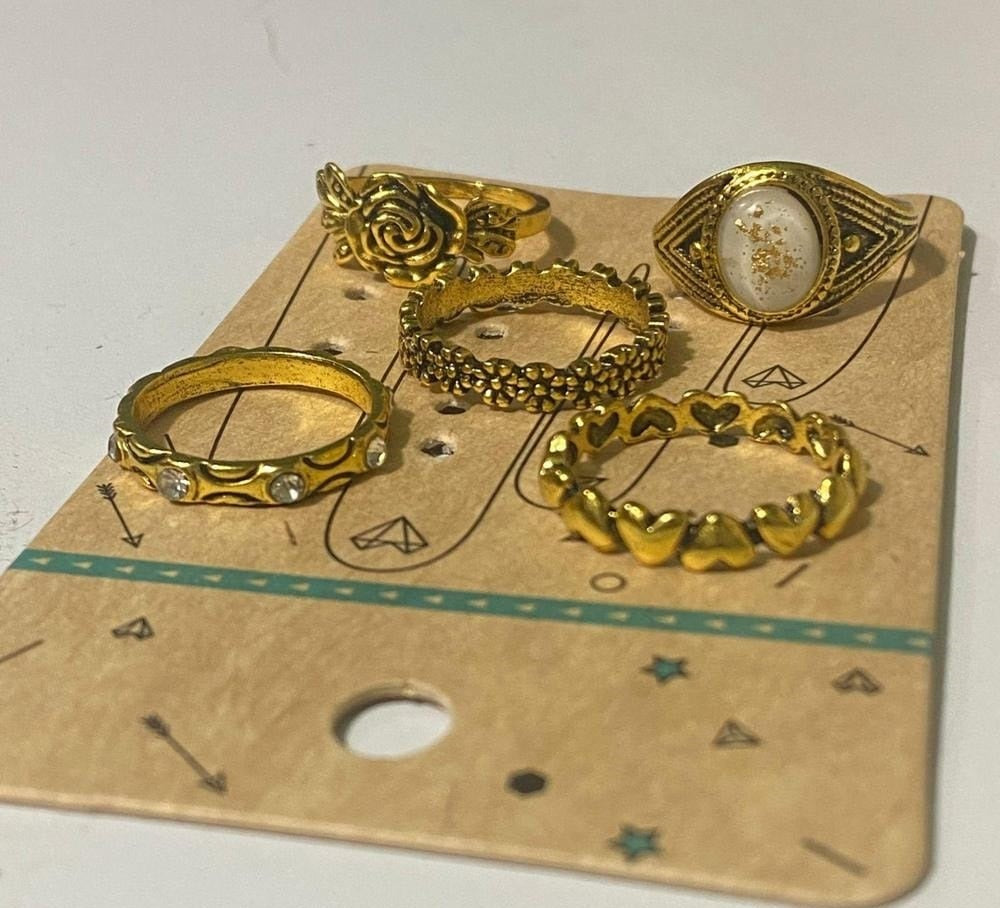 Antique Boho Rings Set : Pack Of 5