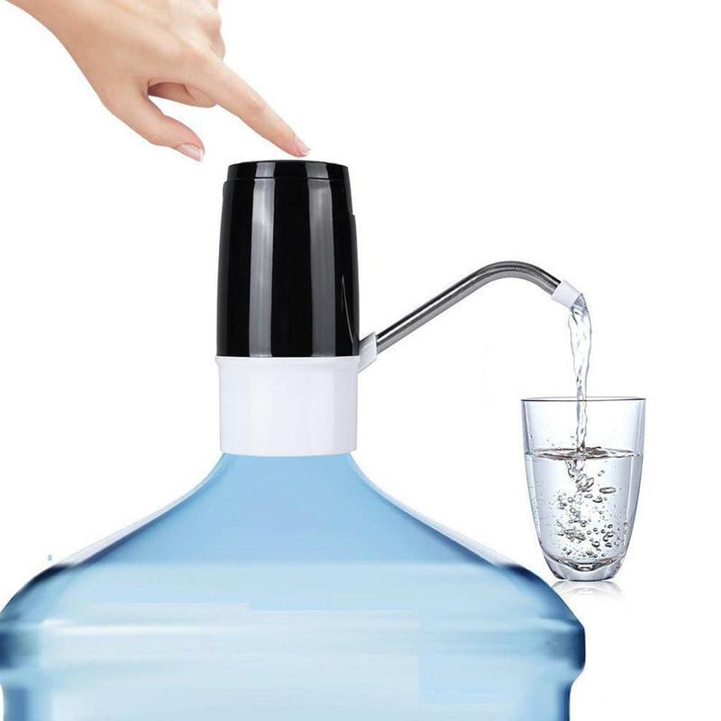 Portable Electric Water Bottle Pump: USB Charging, Gallon Dispenser Switch