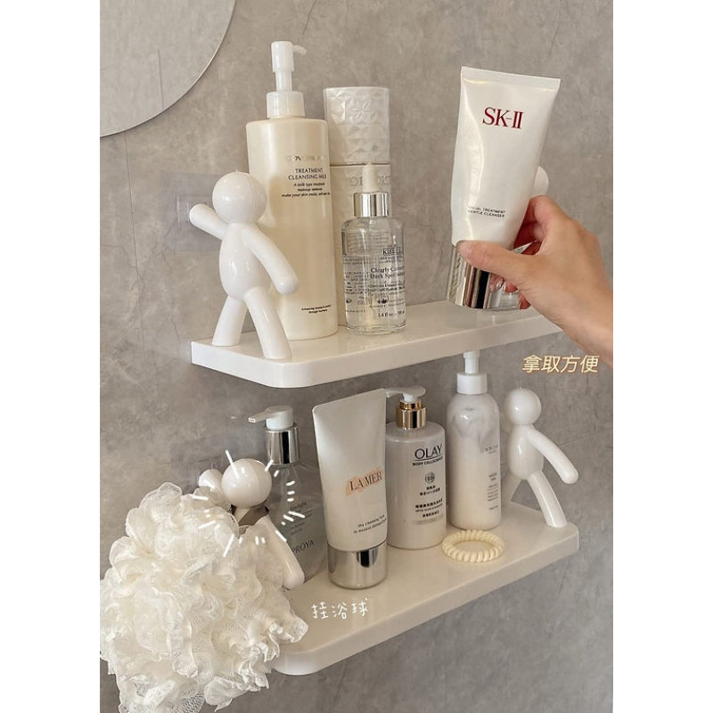 Self-Adhesive Wall Hanging Storage Shelf: Multi-Purpose, High Quality