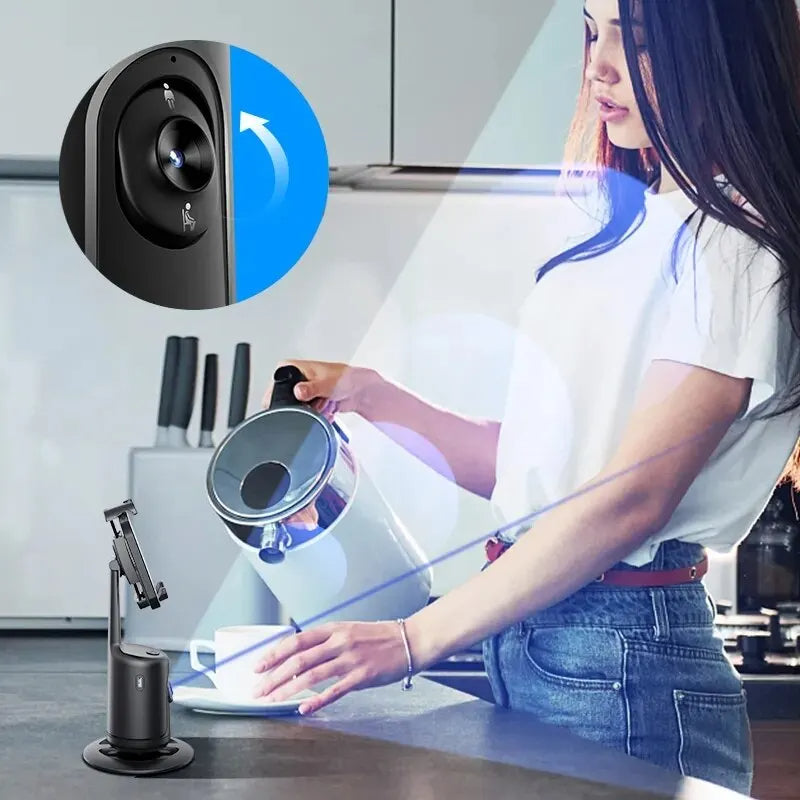 360 Auto Face Tracking Gimbal AI Smart Gimbal Face Tracking