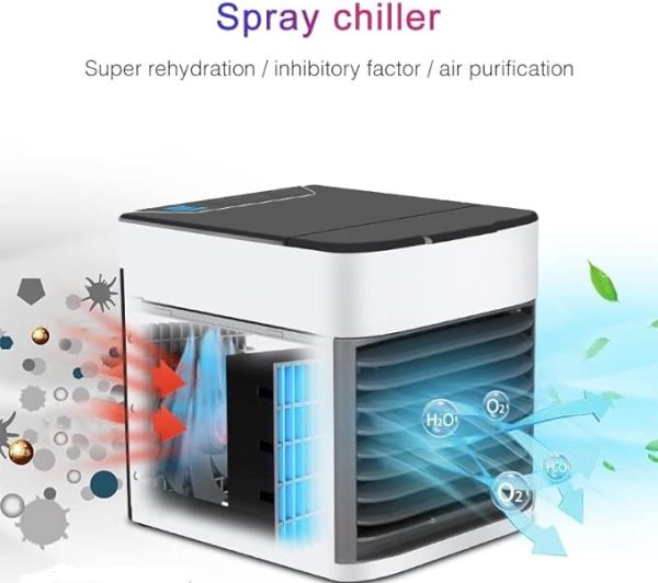 Portable Desktop Mini Air Conditioner: Multi-Function with USB