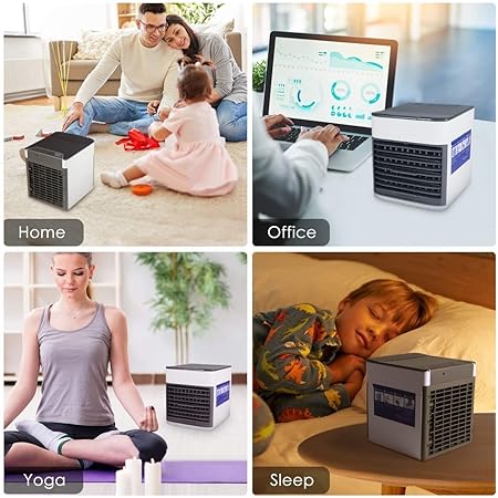 Portable Desktop Mini Air Conditioner: Multi-Function with USB