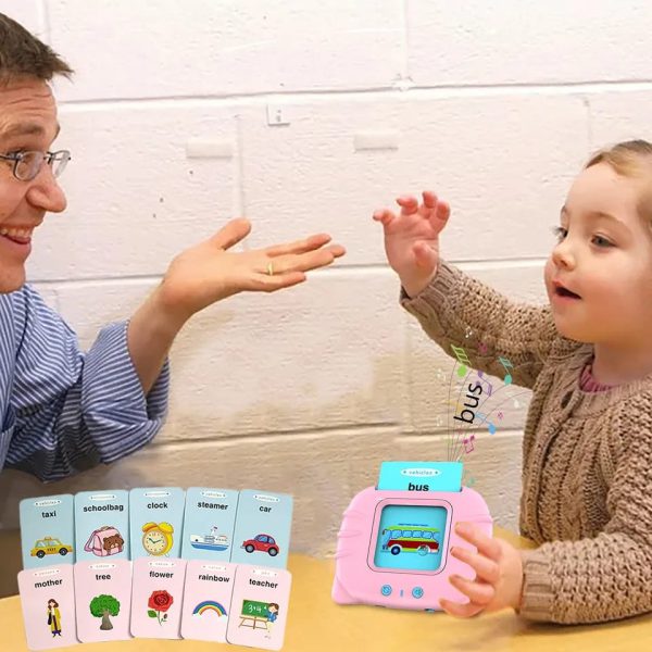 Montessori Audible Flash Cards: Early Learning English Machine