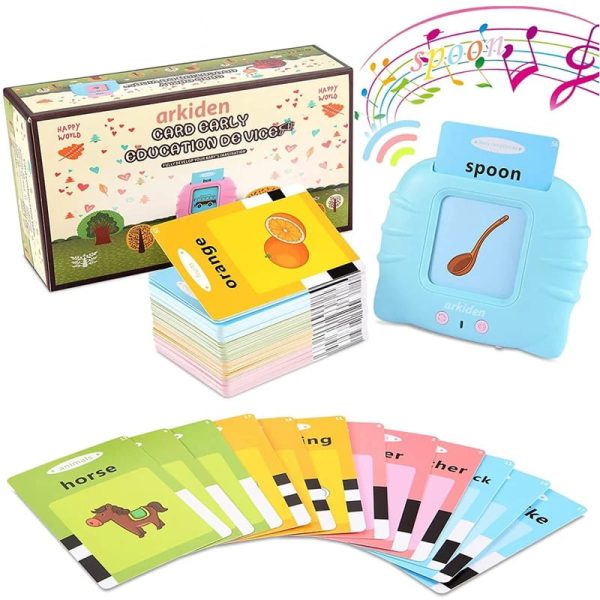 Montessori Audible Flash Cards: Early Learning English Machine