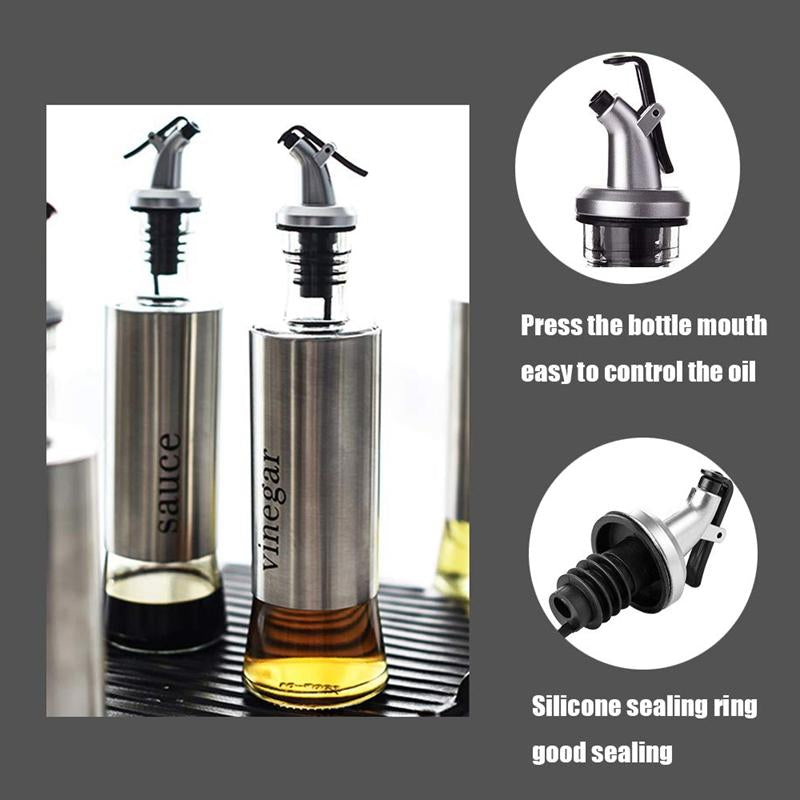 500ml Stainless Steel Glass Oil Bottle - Smart Design, Quality Material