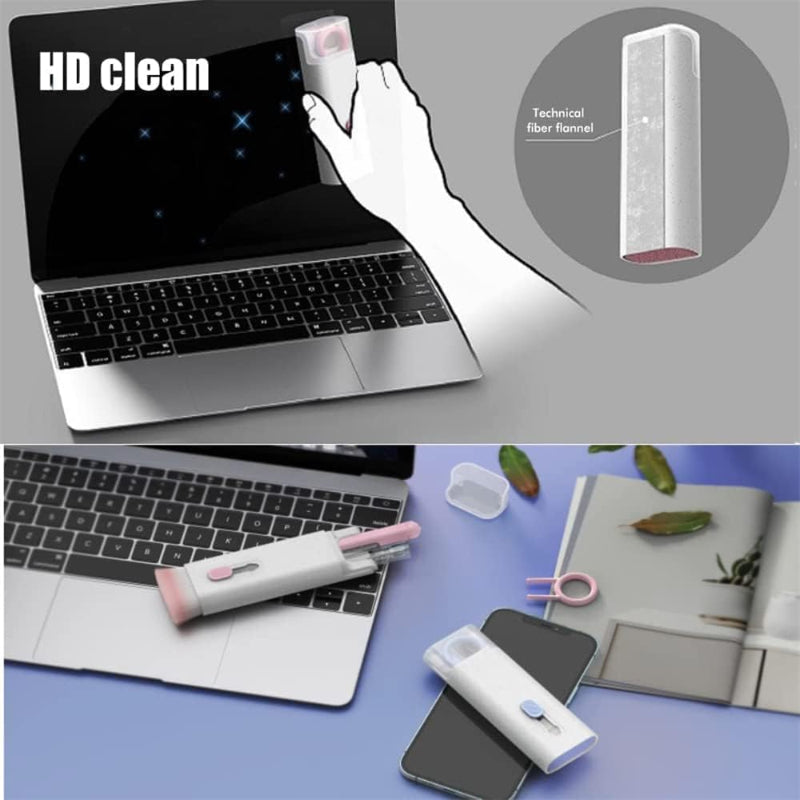 7-in-1 Portable Cleaner Kit: Keyboards, Phones & Earbuds