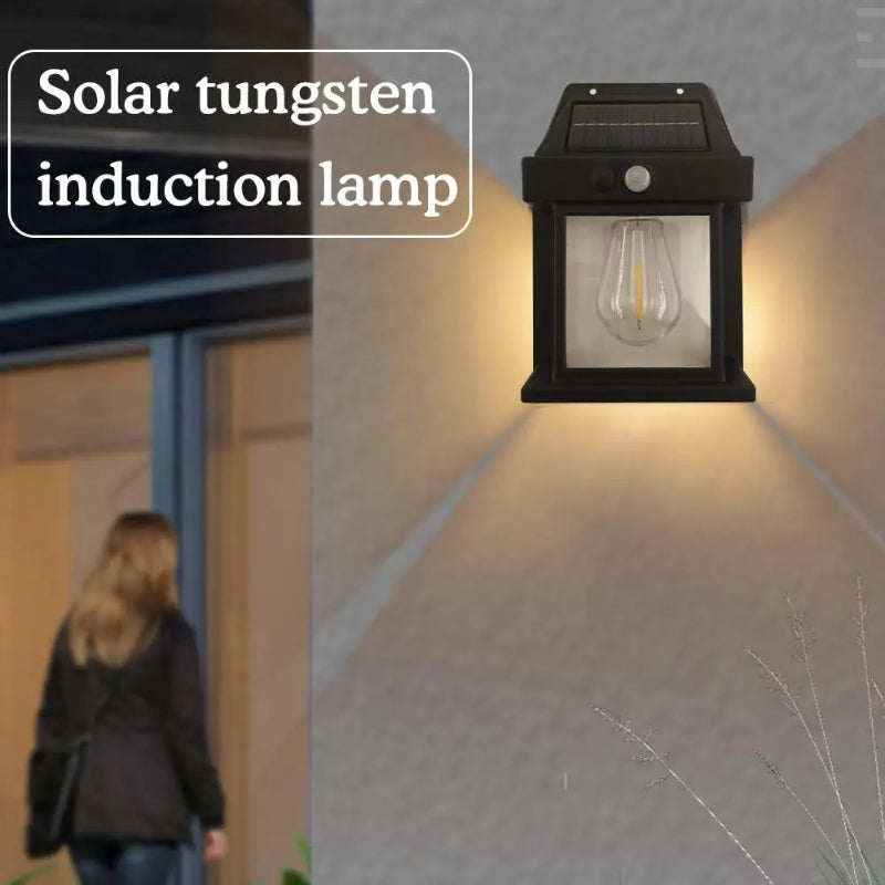 BK-888 Solar Wall Lamp: Motion Sensor with 3 Light Levels