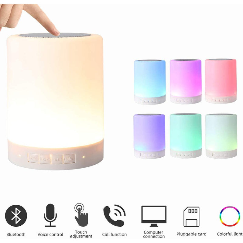 CL-671 Portable Touch Lamp Speaker: Bluetooth Stereo with Calling