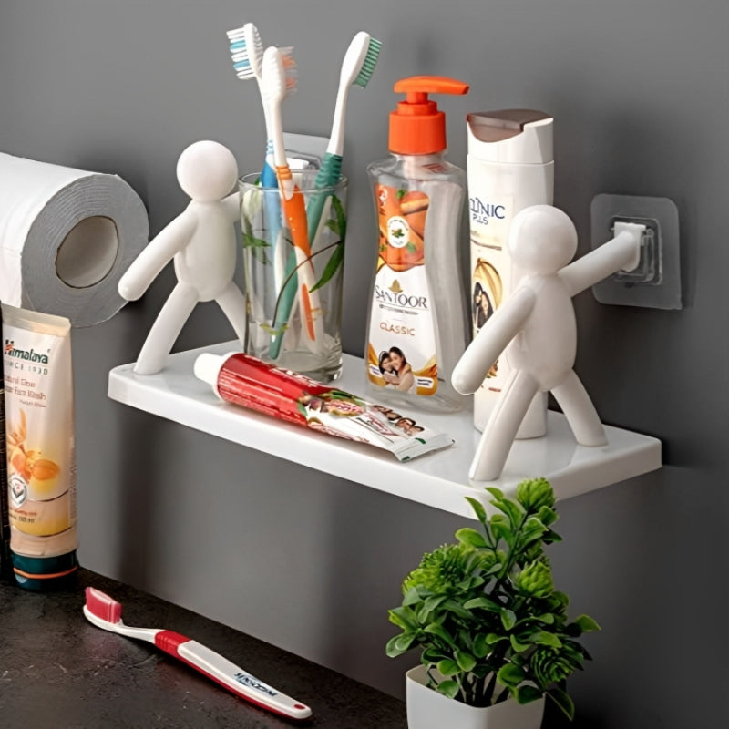 Self-Adhesive Wall Hanging Storage Shelf: Multi-Purpose, High Quality