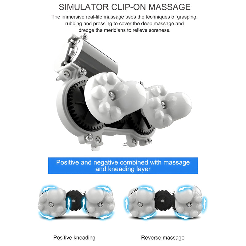 U-Shaped Electric Massage Pillow: For Outdoor, Home, and Car Relaxation