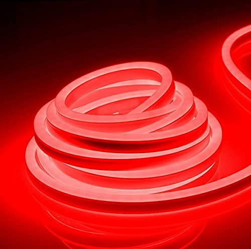 Flexible Waterproof Neon Light: Illuminate Your Space in Pure Red Glory