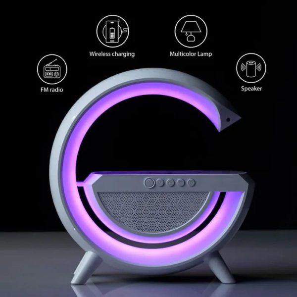 G-Shaped RGB Light Lamp: Wireless Charger