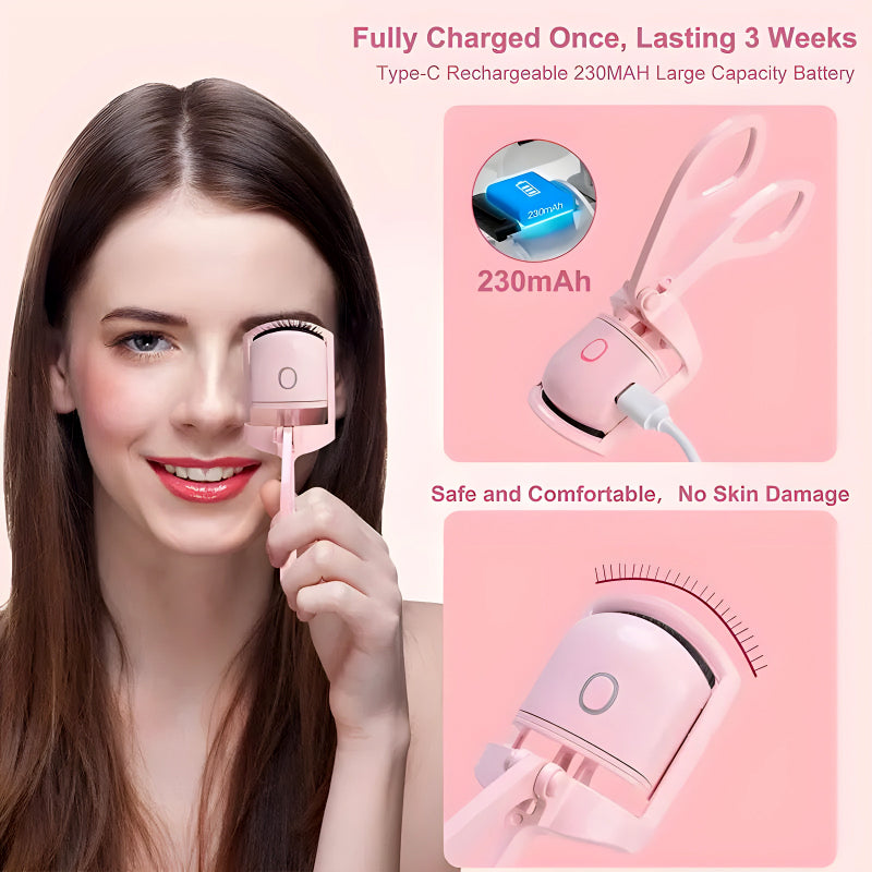 Mini Electric Eyelash Curler: Quick & Long-Lasting Curling