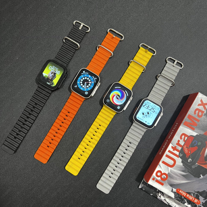 I8 Ultra Max Smartwatch: 1.75" HD Display with Bluetooth Calling