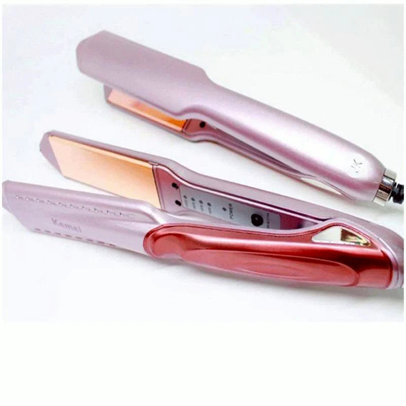 KM-471 Kemei Professional Hair Straightener: Temperature Control