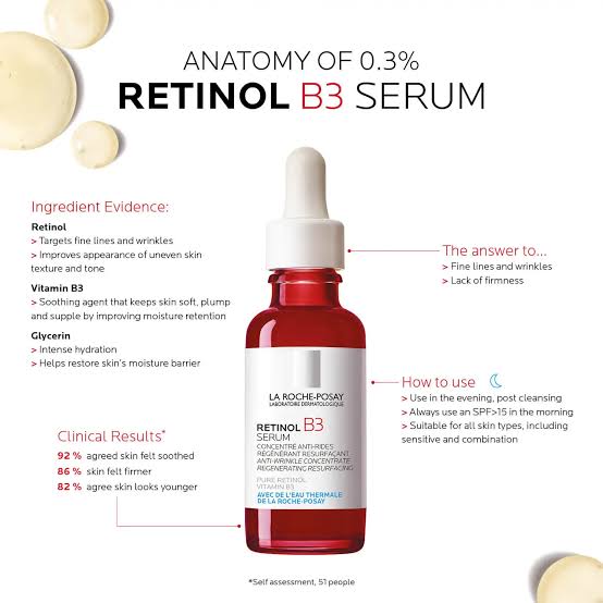 La Roche-Posay Retinol B3 Serum (30ml): Anti-Wrinkle Concentrate