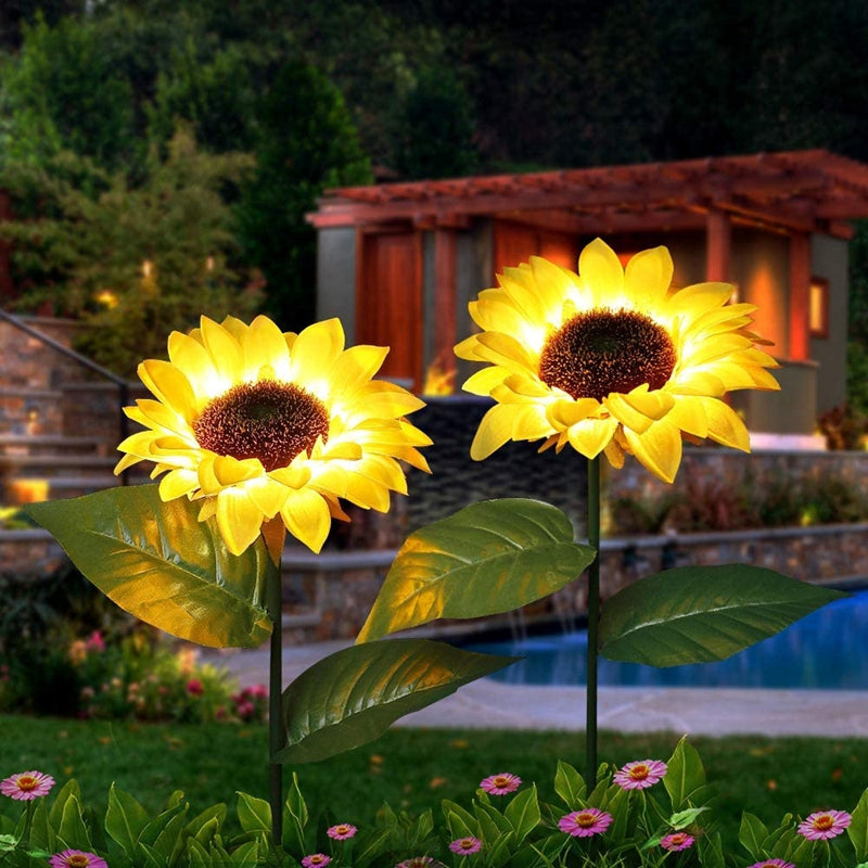 Waterproof Solar Sunflower Lights - Perfect Garden Décor