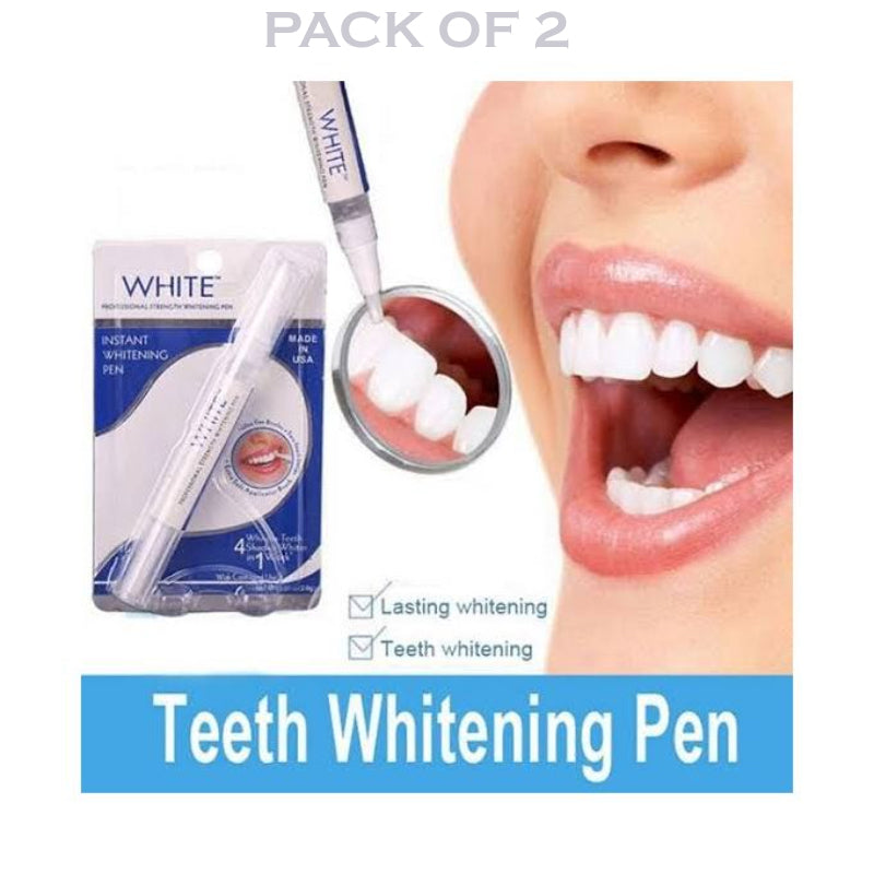 Pack of 2 Professional Strength Teeth Whitening Pens