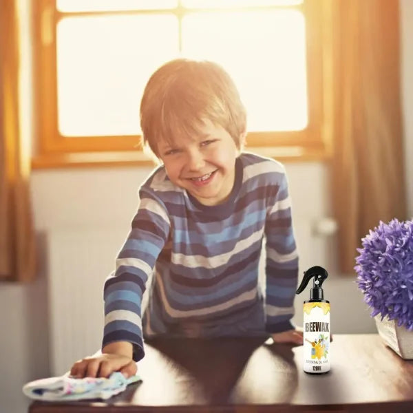 WoodWise: Multipurpose Beeswax Furniture Polish Spray