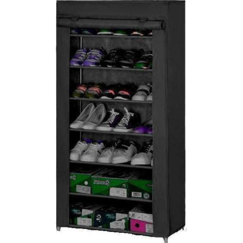 Portable Shoe Rack Wardrobe: 7 Shelves