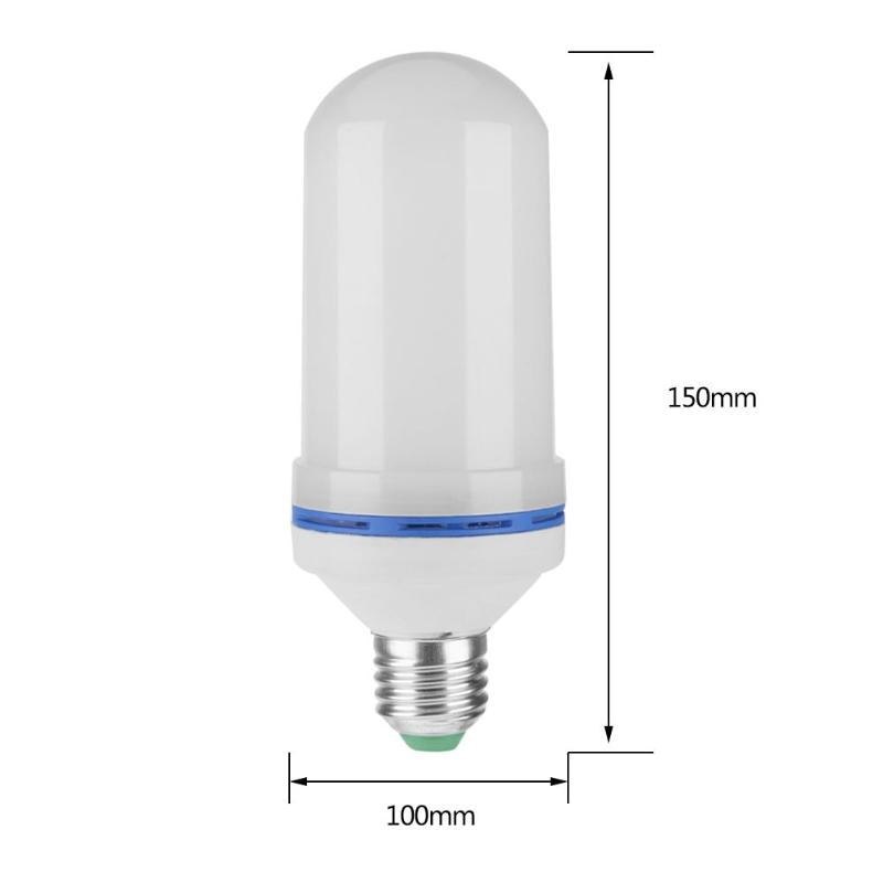 E27 LED Flame Lamp: Fire Effect Bulb Night Light