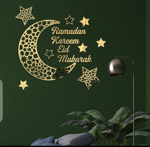 Ramadan Kareem Wall Decorations: Acrylic Mirror