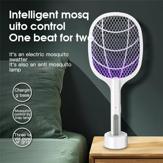 Gecko: Rechargeable 2-in-1 Electric Mosquito Killer Racket