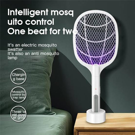 Gecko: Rechargeable 2-in-1 Electric Mosquito Killer Racket