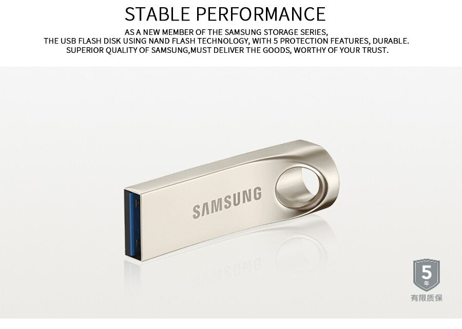 Samsung Metal Flash Drive: USB 3.0 Mini Pen Drive