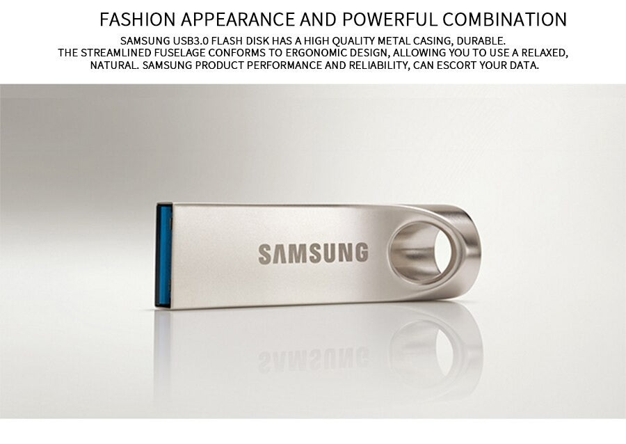 Samsung Metal Flash Drive: USB 3.0 Mini Pen Drive