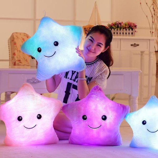 Most Cutest Gift for Kids : Star Shape LED Night Light Pillow